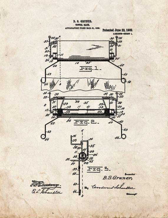 Patent Blueprint 5471 1 12 A4 Photo Print