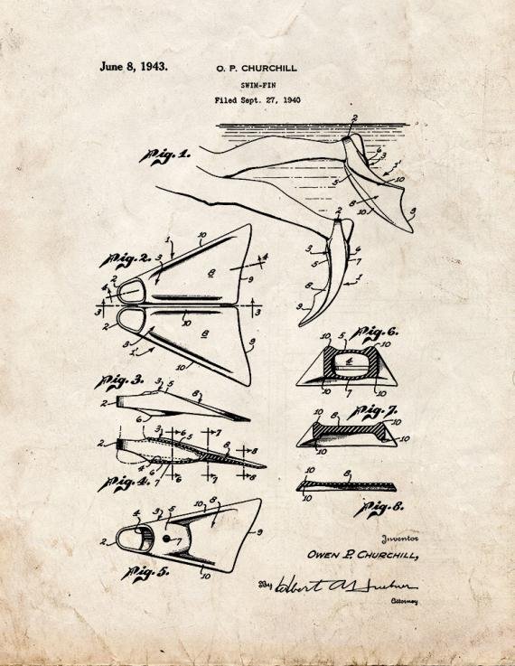 Patent Blueprint 5477 1 12 A4 Photo Print