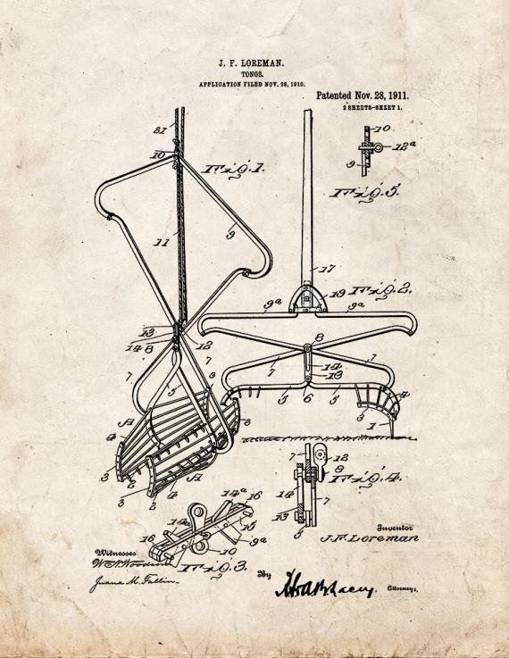 Patent Blueprint 5479 1 12 A4 Photo Print