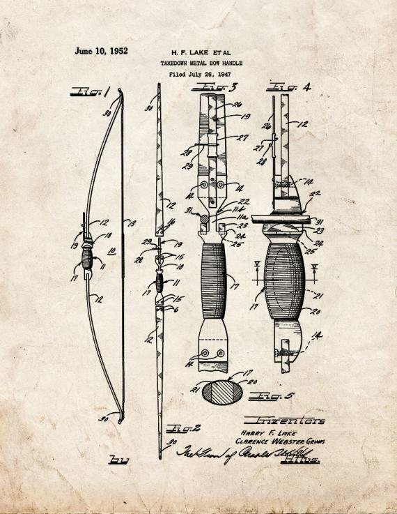 Patent Blueprint 5482 1 12 A4 Photo Print