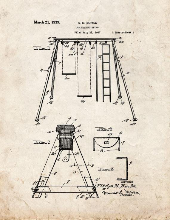 Patent Blueprint 5483 1 12 A4 Photo Print
