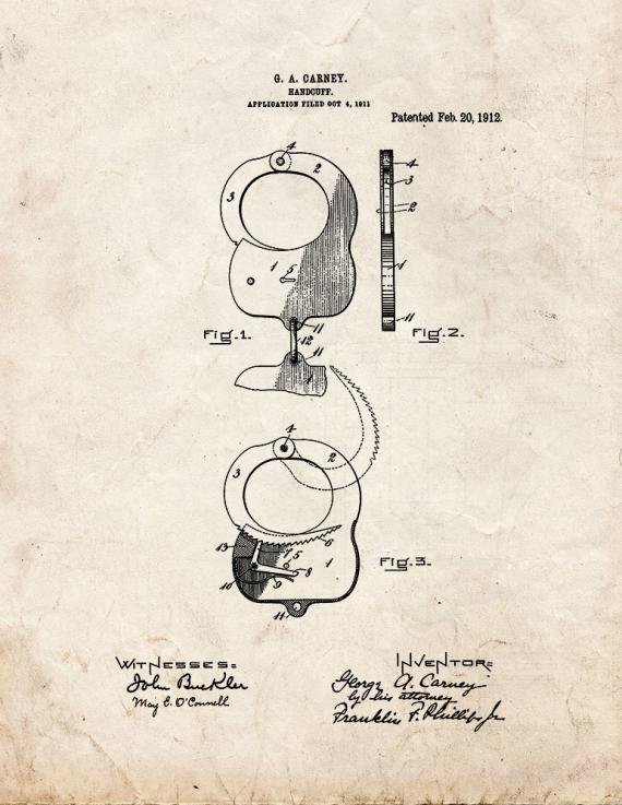 Patent Blueprint 5487 1 12 A4 Photo Print