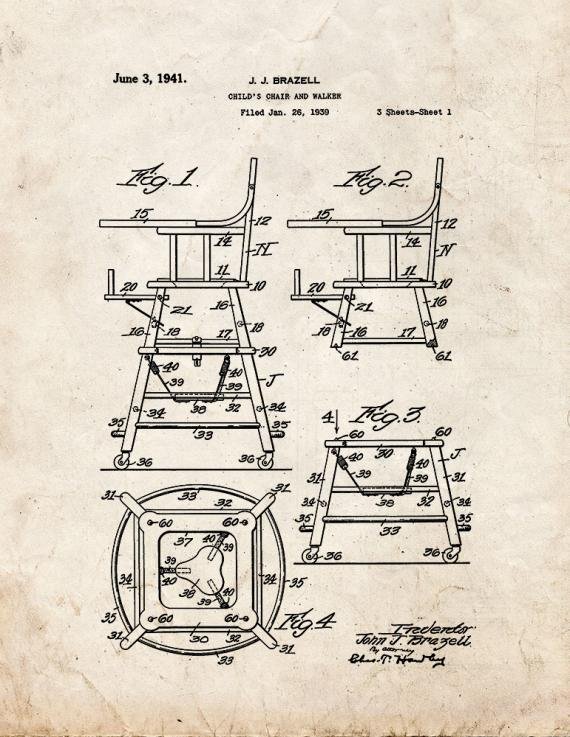 Patent Blueprint 5491 1 12 A4 Photo Print
