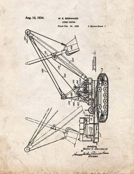 Patent Blueprint 5501 1 12 A4 Photo Print