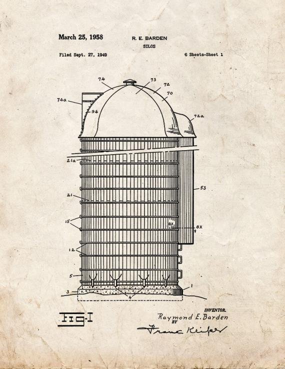Patent Blueprint 5506 1 12 A4 Photo Print