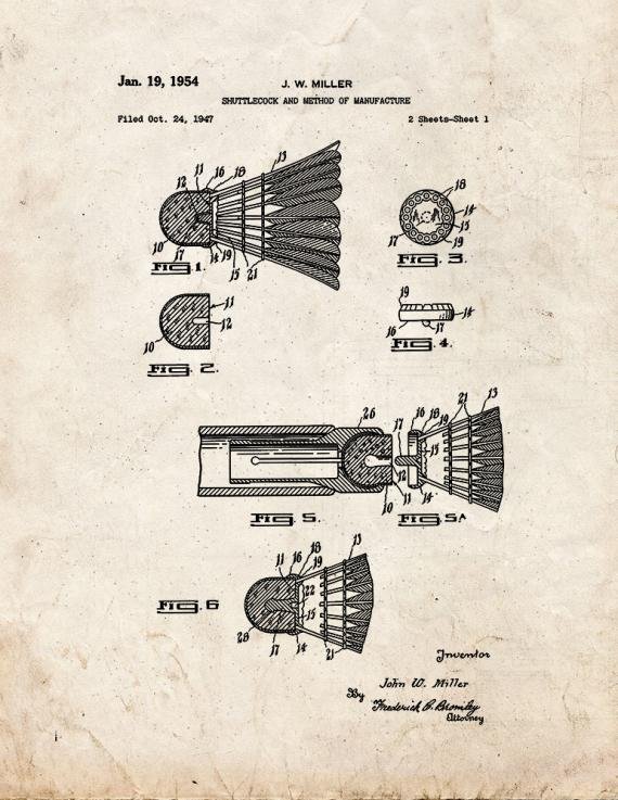 Patent Blueprint 5507 1 12 A4 Photo Print