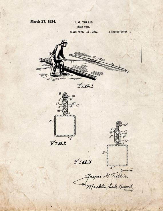 Patent Blueprint 5508 1 12 A4 Photo Print