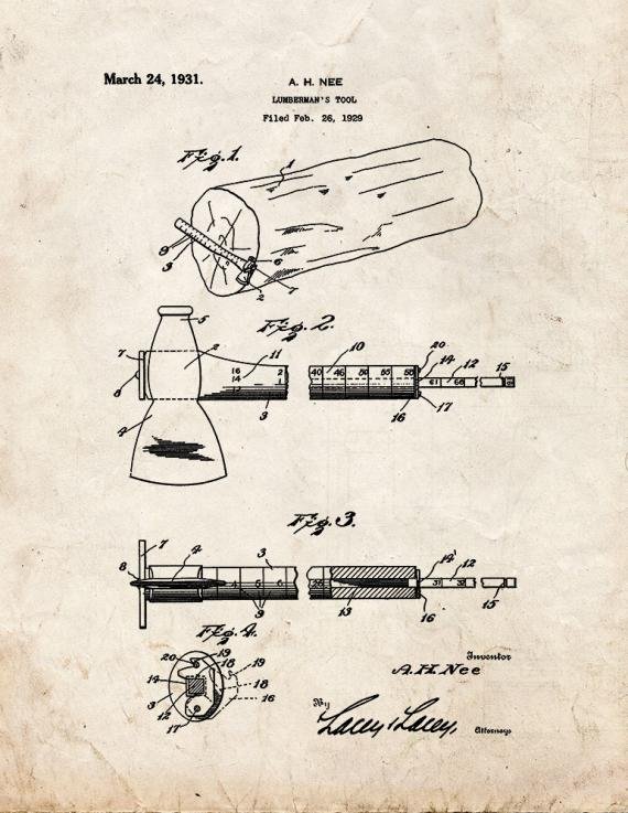 Patent Blueprint 5509 1 12 A4 Photo Print