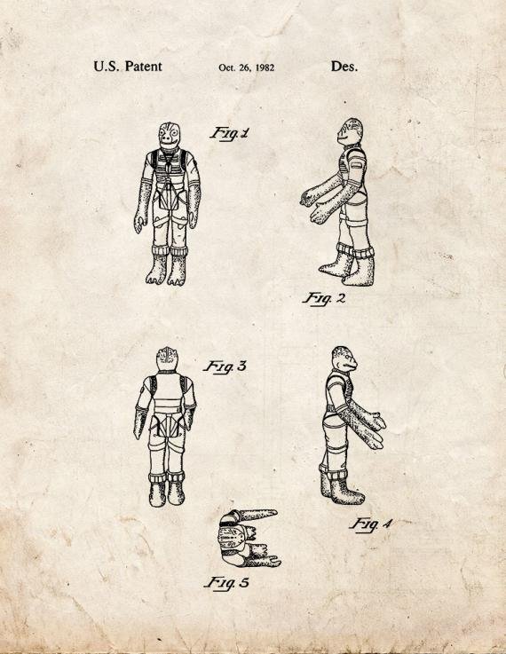 Patent Blueprint 551 2 12 A4 Photo Print