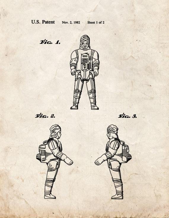 Patent Blueprint 552 2 12 A4 Photo Print