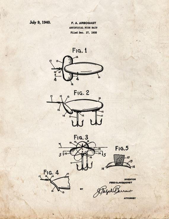 Patent Blueprint 5524 1 12 A4 Photo Print