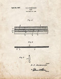 Patent Blueprint 5525 1 12 A4 Photo Print