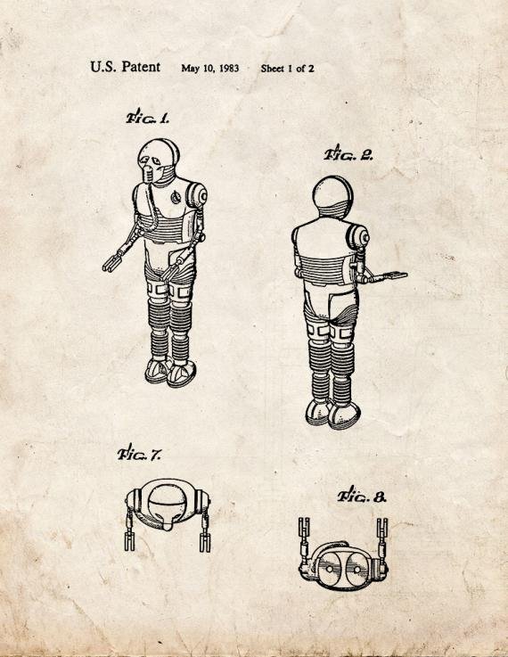 Patent Blueprint 553 2 12 A4 Photo Print