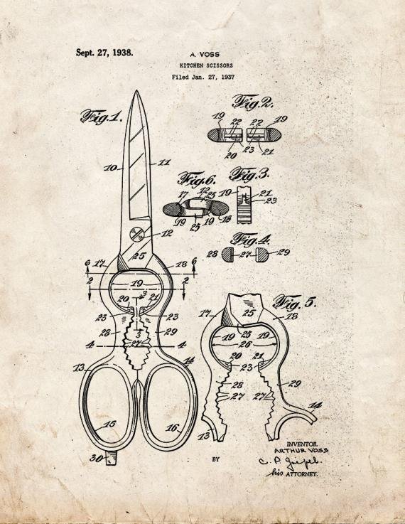 Patent Blueprint 5534 1 12 A4 Photo Print