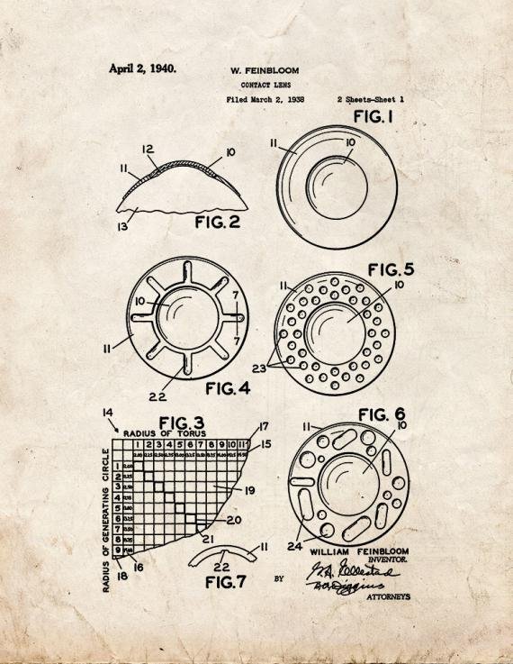 Patent Blueprint 5536 1 12 A4 Photo Print