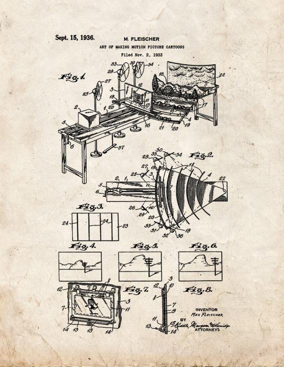 Patent Blueprint 5539 1 12 A4 Photo Print