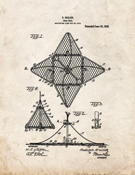 Patent Blueprint 5540 1 12 A4 Photo Print