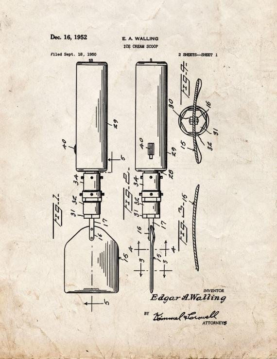 Patent Blueprint 5541 1 12 A4 Photo Print