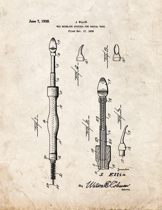 Patent Blueprint 5543 1 12 A4 Photo Print