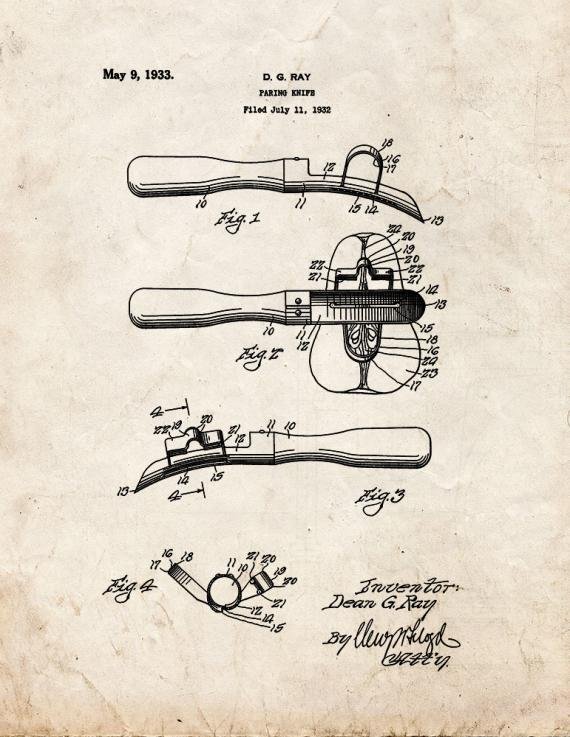 Patent Blueprint 5545 1 12 A4 Photo Print