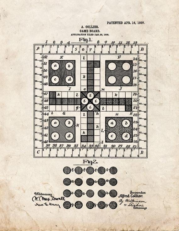 Patent Blueprint 5553 1 12 A4 Photo Print