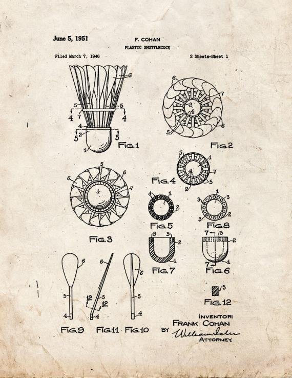 Patent Blueprint 5554 1 12 A4 Photo Print