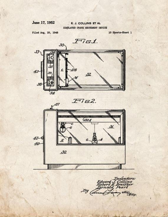 Patent Blueprint 5555 1 12 A4 Photo Print