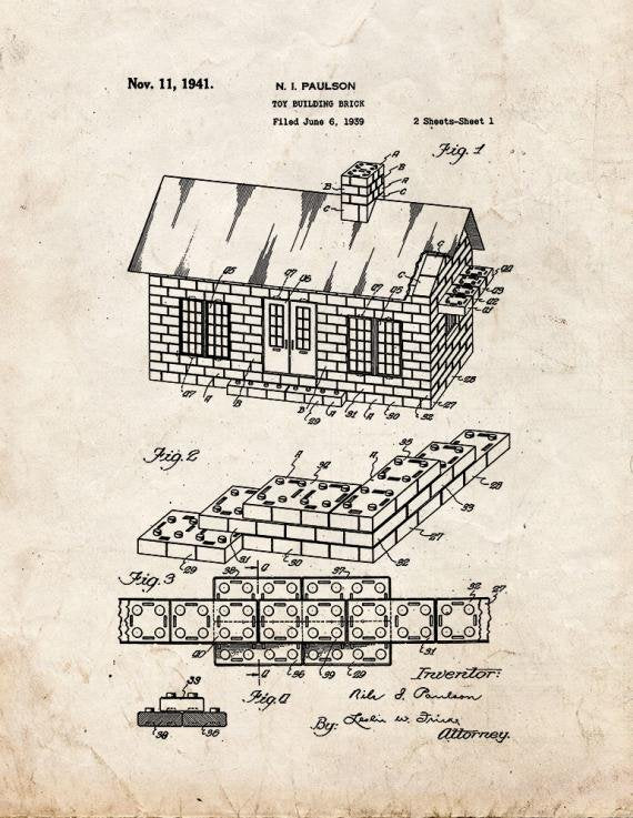 Patent Blueprint 5561 1 12 A4 Photo Print