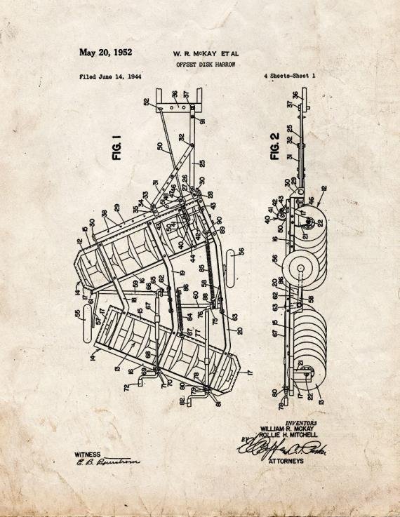 Patent Blueprint 5564 1 12 A4 Photo Print