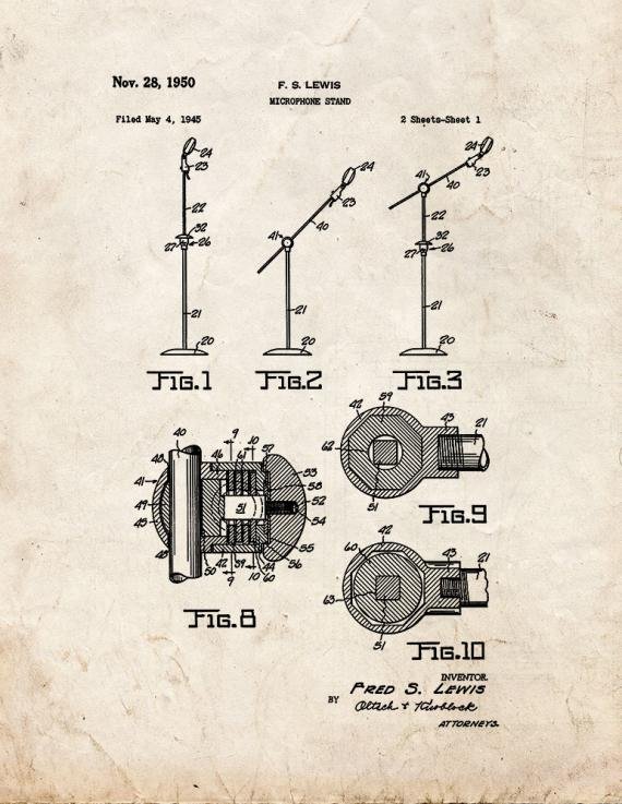 Patent Blueprint 5566 1 12 A4 Photo Print