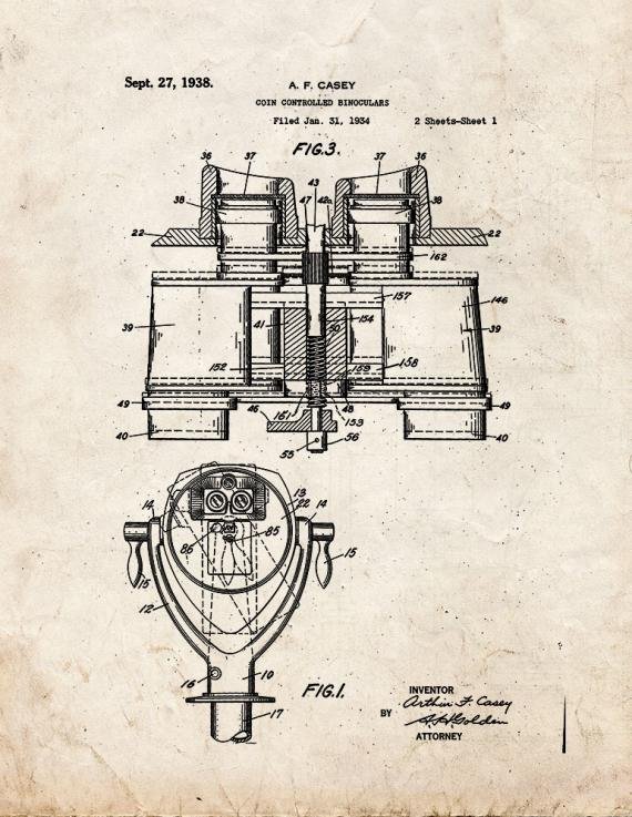 Patent Blueprint 5570 1 12 A4 Photo Print