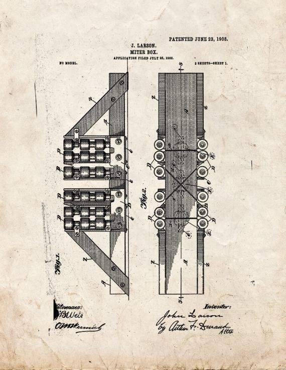 Patent Blueprint 5576 1 12 A4 Photo Print