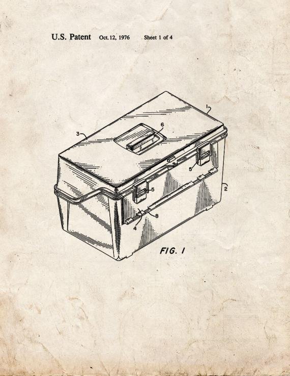 Patent Blueprint 5580 2 12 A4 Photo Print