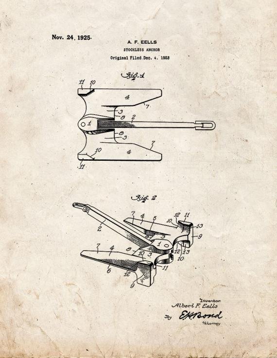 Patent Blueprint 5590 1 12 A4 Photo Print