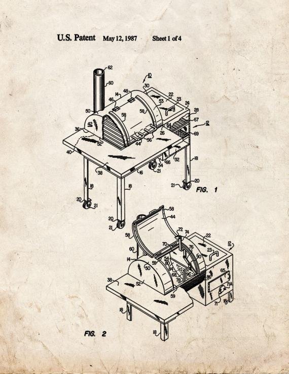 Patent Blueprint 5595 2 12 A4 Photo Print