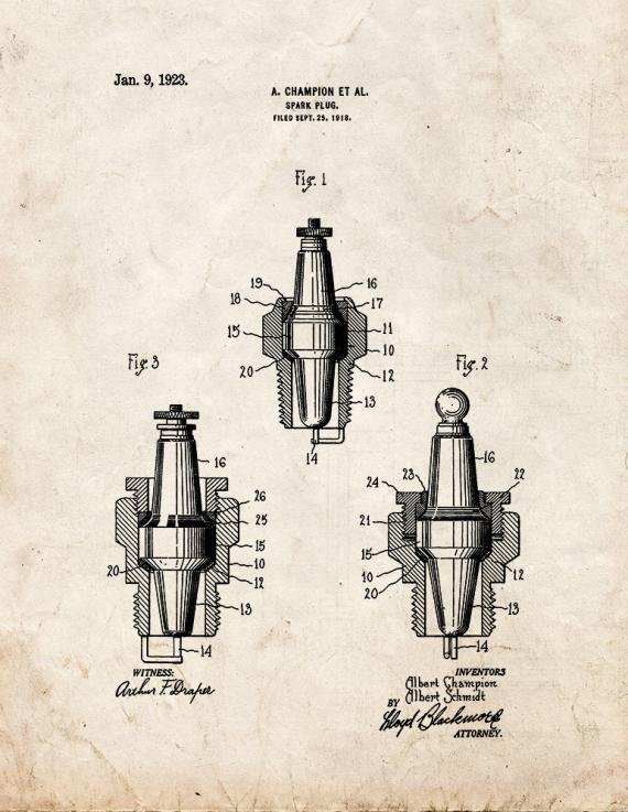Patent Blueprint 5604 1 12 A4 Photo Print
