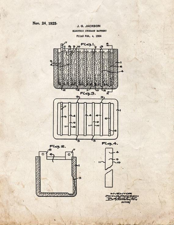 Patent Blueprint 5605 1 12 A4 Photo Print