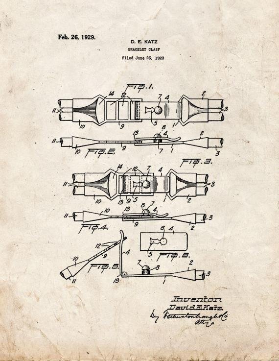 Patent Blueprint 5606 1 12 A4 Photo Print