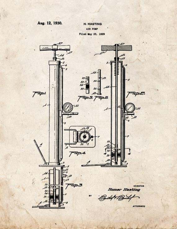 Patent Blueprint 5607 1 12 A4 Photo Print