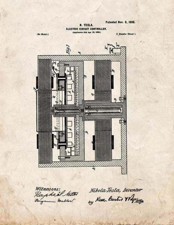 Patent Blueprint 5609 1 12 A4 Photo Print
