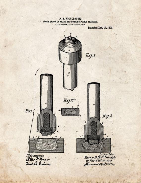 Patent Blueprint 5610 1 12 A4 Photo Print