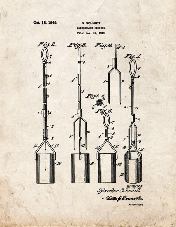 Patent Blueprint 5614 1 12 A4 Photo Print