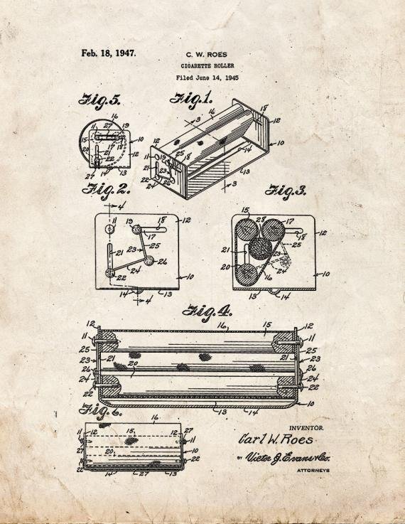 Patent Blueprint 5619 1 12 A4 Photo Print