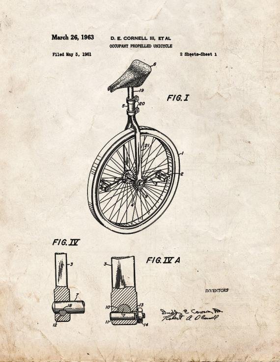 Patent Blueprint 5621 1 12 A4 Photo Print