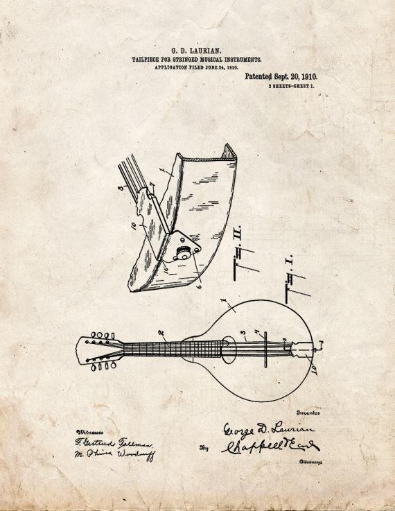 Patent Blueprint 5627 1 12 A4 Photo Print