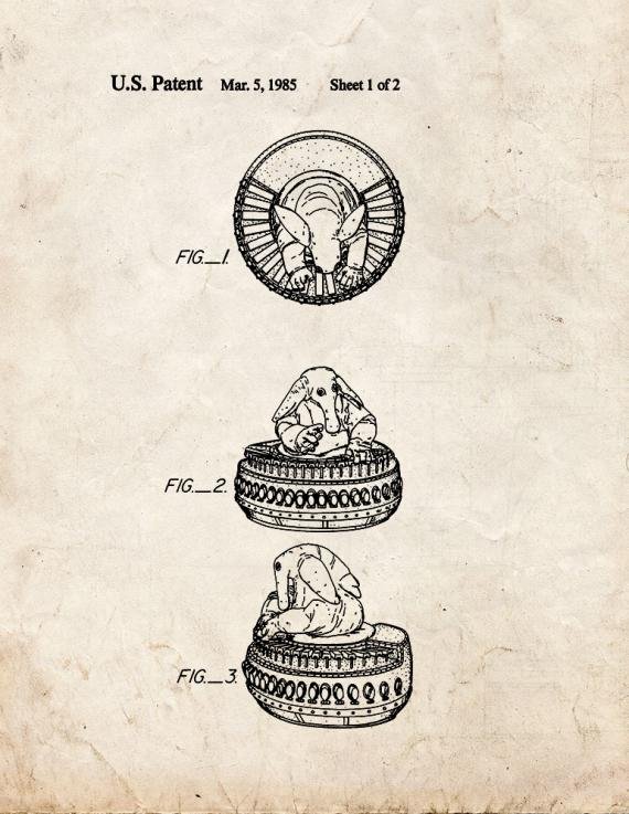 Patent Blueprint 563 2 12 A4 Photo Print