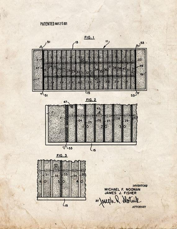 Patent Blueprint 5639 2 12 A4 Photo Print