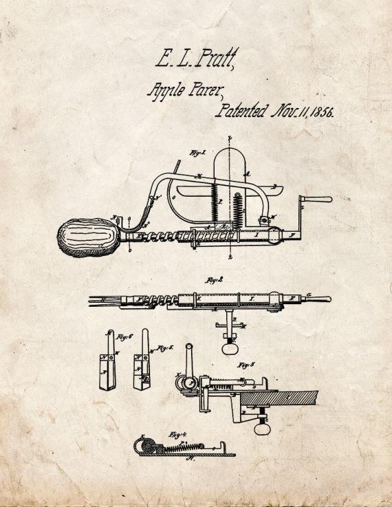 Patent Blueprint 5655 1 12 A4 Photo Print