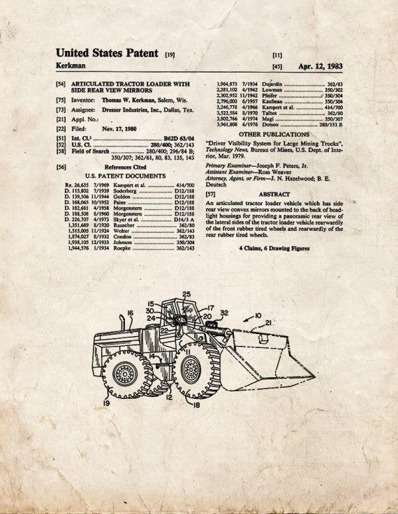 Patent Blueprint 5660 1 12 A4 Photo Print