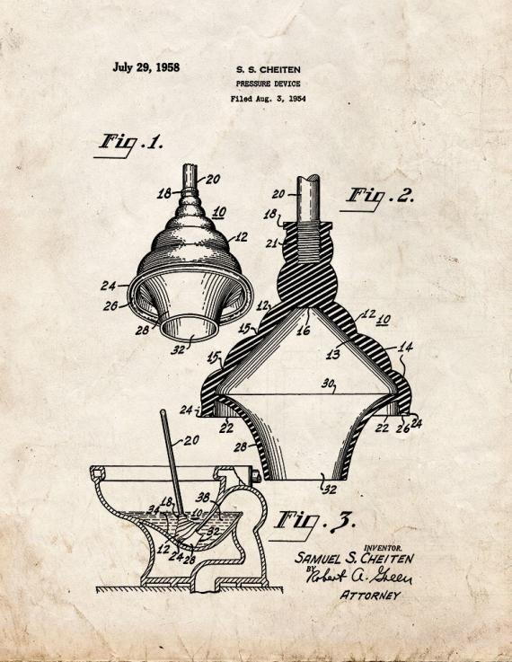 Patent Blueprint 5665 1 12 A4 Photo Print